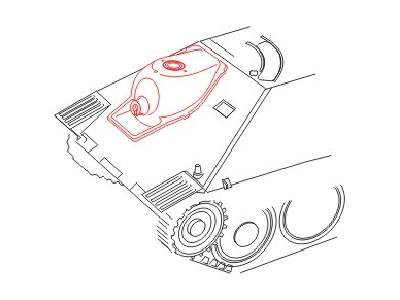 Jagdpanzer 38 Hetzer  Gun Mantlet LATE Production for Tamiya 1/4 - zdjęcie 1
