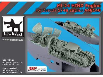 Mi-24 Hind Engine For Zvezda - zdjęcie 1