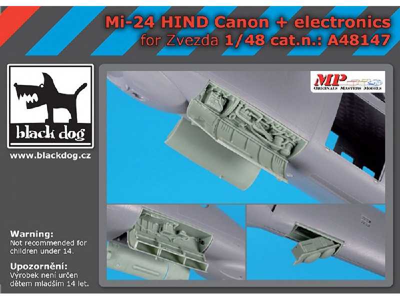 Mi-24 Hind Canon + Electronics For Zvezda - zdjęcie 1 Mi-24 Hind Canon + Electronics For Zvezda - zdjęcie 1