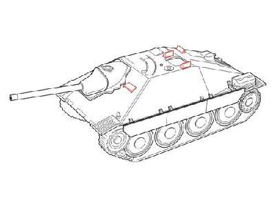 Jagdpanzer 38 Hetzer  Periscopes for Tamiya kit 1/48 - zdjęcie 1