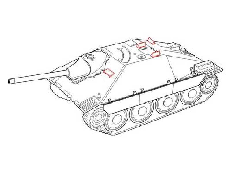 Jagdpanzer 38 Hetzer  Periscopes for Tamiya kit 1/48 - zdjęcie 1