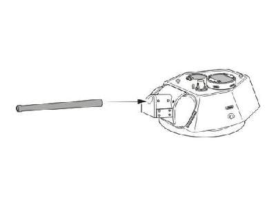 T-34/76  Metal Barrel for Hobby Boss / Tamiya 1/48 - zdjęcie 1