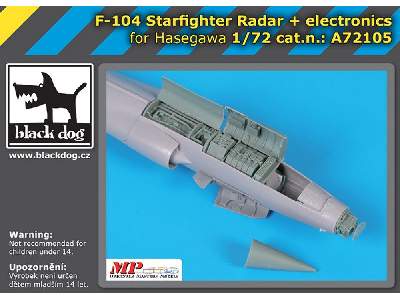 F-104 Starfighter Radar + Electronics For Hasegawa - zdjęcie 1