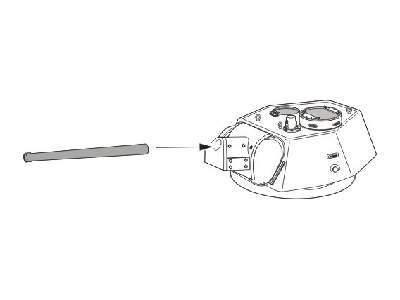 T-34/76  Metal Barrel for Hobby Boss / Tamiya 1/48 - zdjęcie 2