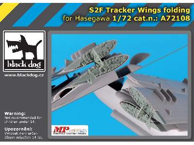 S2f Tracker Wings Folding For Hasegawa - zdjęcie 1