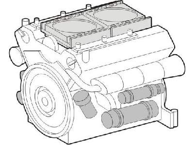 German Engine Maybach for Panther Ausf.A/D - zdjęcie 1