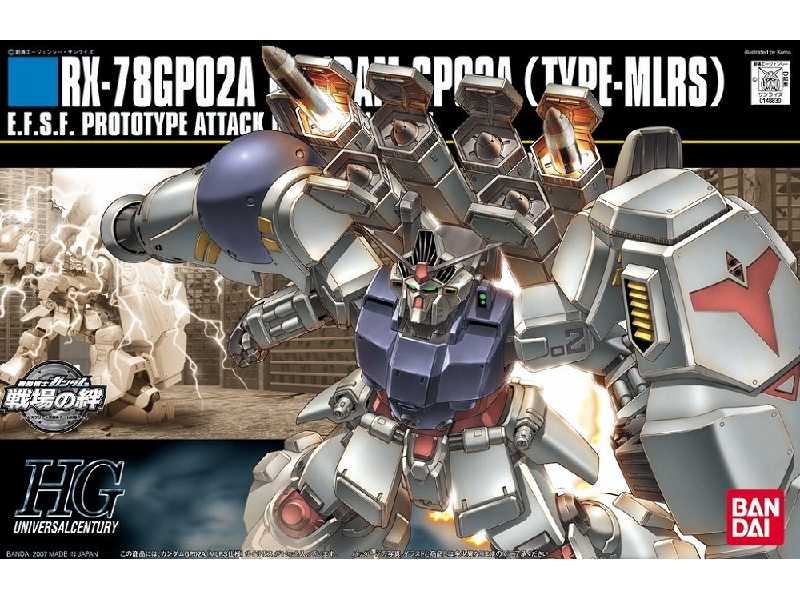Rx-78gp02a Gundam Gp02a (Type-mlrs) (Gundam 55730) - zdjęcie 1 Rx-78gp02a Gundam Gp02a (Type-mlrs) (Gundam 55730) - zdjęcie 1