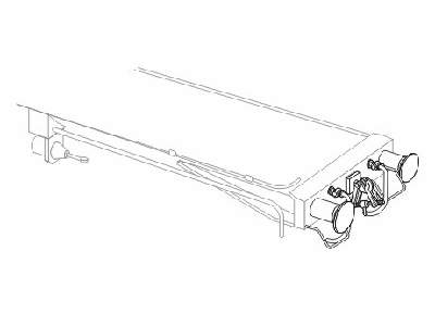 German wagon Couplers and Coupling rods WW II - zdjęcie 1