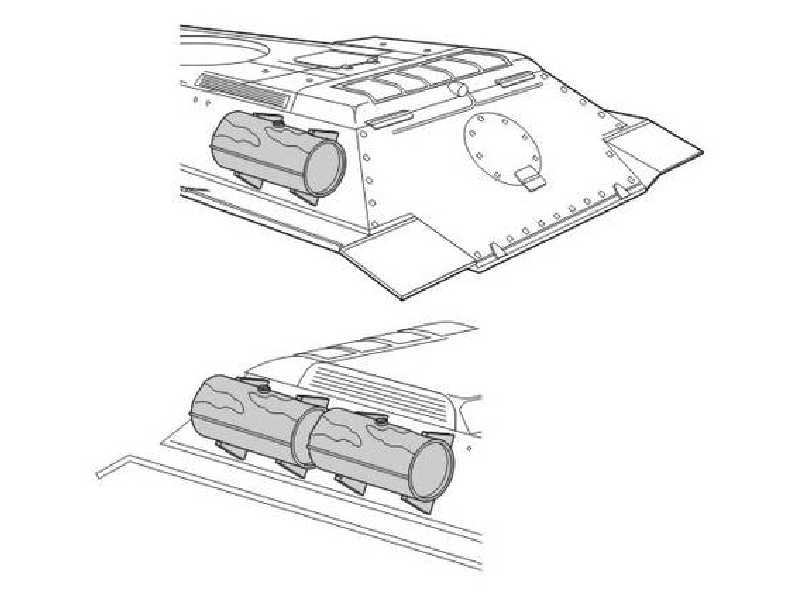 T-34/85 external fuel tanks for Revell kit - zdjęcie 1 T-34/85 external fuel tanks for Revell kit - zdjęcie 1