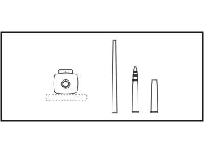 SU-85M gun + mantlet + cartridges - zdjęcie 3