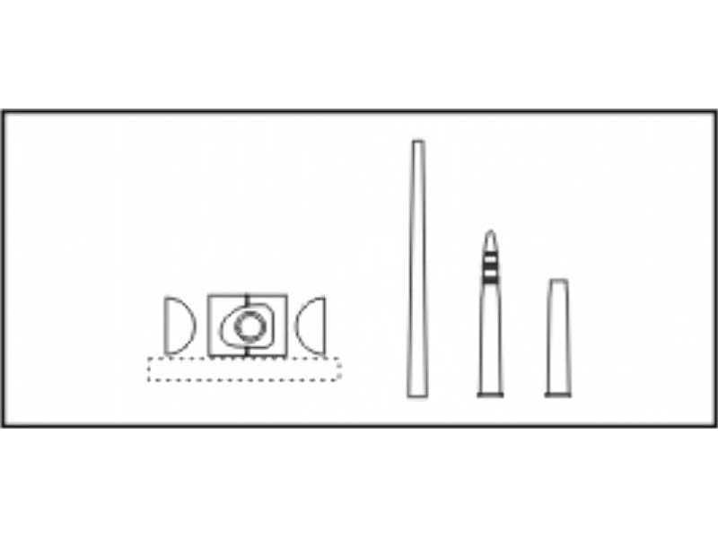 IS-1/IS-85 gun + mantlet + cartridges - zdjęcie 1