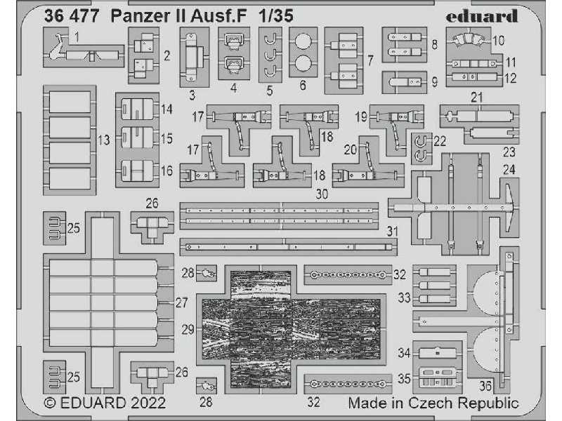 Panzer II Ausf. F 1/35 - ACADEMY - zdjęcie 1 Panzer II Ausf. F 1/35 - ACADEMY - zdjęcie 1