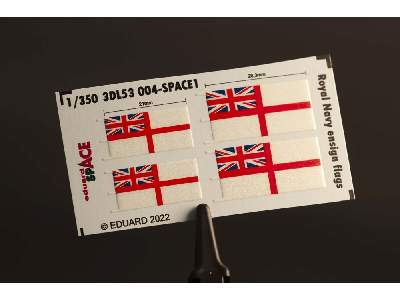 Royal Navy ensign flags SPACE 1/350 - zdjęcie 2