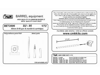 SU-85  gun + mantlet + cartridges - zdjęcie 2
