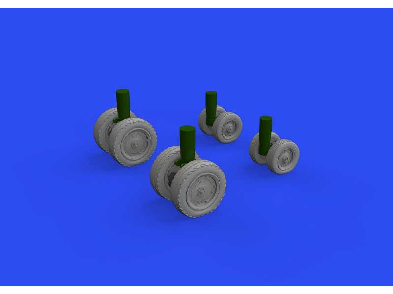 CH-47A wheels 1/48 - HOBBY BOSS - zdjęcie 1 CH-47A wheels 1/48 - HOBBY BOSS - zdjęcie 1