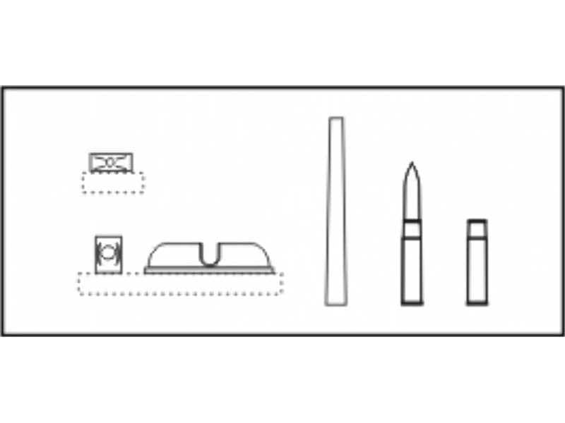 M4 Sherman 75mm M3 gun+mantlet+cartridge - zdjęcie 1 M4 Sherman 75mm M3 gun+mantlet+cartridge - zdjęcie 1