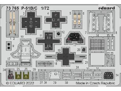 P-51B/ C 1/72 - ARMA HOBBY - zdjęcie 1