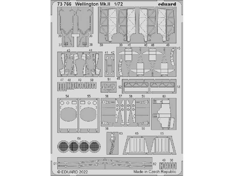 Wellington Mk. II 1/72 - AIRFIX - zdjęcie 1