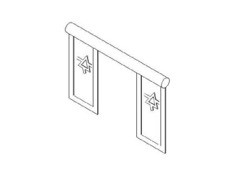 P-51D/K  Rudder pedals 1/32 for Dragon kit - zdjęcie 1
