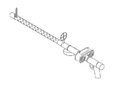 MG-15 with magazines - German WW II aircraft gun (2 pcs) - zdjęcie 1