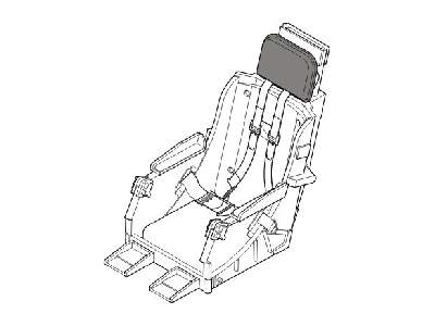 F-86F Sabre  Seat w/ Harness for Hasegawa - zdjęcie 1