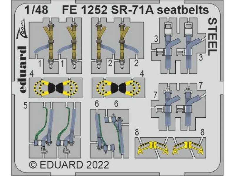 SR-71A seatbelts STEEL 1/48 - REVELL - zdjęcie 1 SR-71A seatbelts STEEL 1/48 - REVELL - zdjęcie 1