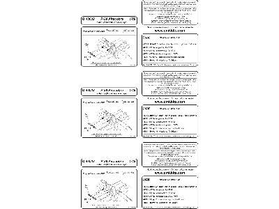 P-39 - exhausts (3 double stacks type) - zdjęcie 2