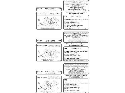 P-39 - exhausts (6 stacks type) - zdjęcie 2