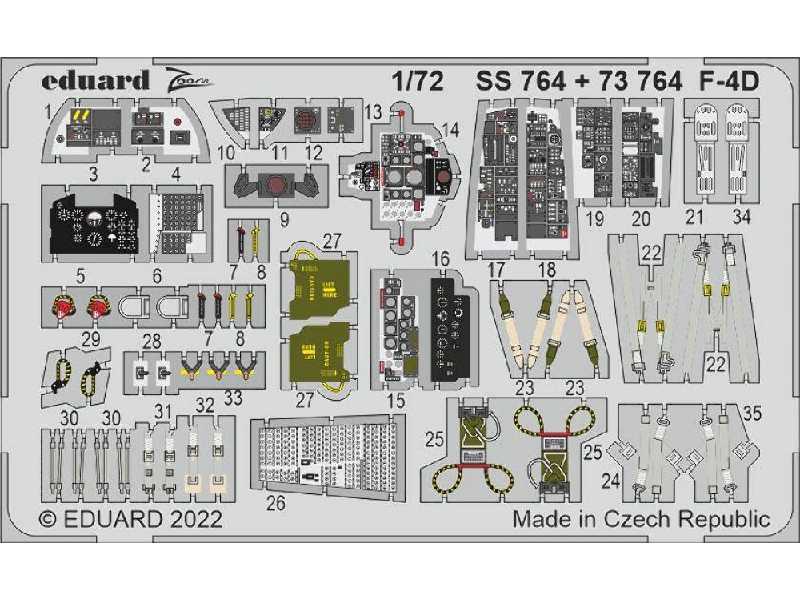 F-4D 1/72 - FINE MOLDS - zdjęcie 1