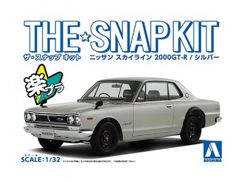 Nissan Skyline 2000 Gt-r (Silver) - Snap Kit - zdjęcie 1 Nissan Skyline 2000 Gt-r (Silver) - Snap Kit - zdjęcie 1
