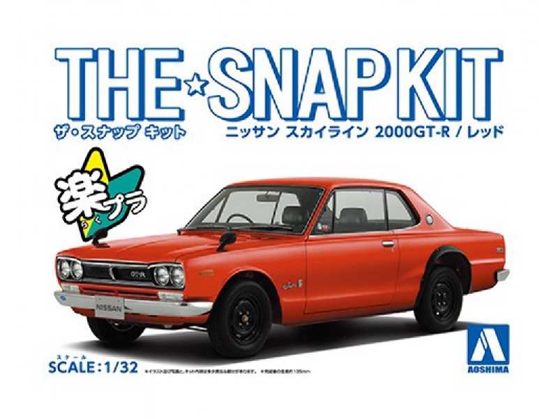 Nissan Skyline 2000 Gt-r (Red) - Snap Kit - zdjęcie 1 Nissan Skyline 2000 Gt-r (Red) - Snap Kit - zdjęcie 1