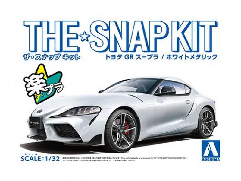 Toyota Gr Supra (White Metallic) - Snap Kit - zdjęcie 1 Toyota Gr Supra (White Metallic) - Snap Kit - zdjęcie 1
