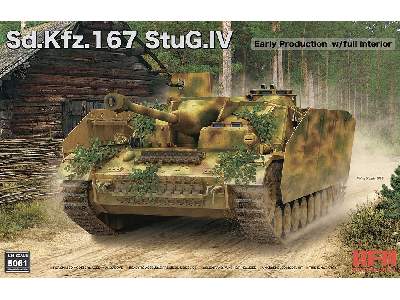 Sd.Kfz.167 StuG.IV wczesna produkcja - z wnętrzem - zdjęcie 1