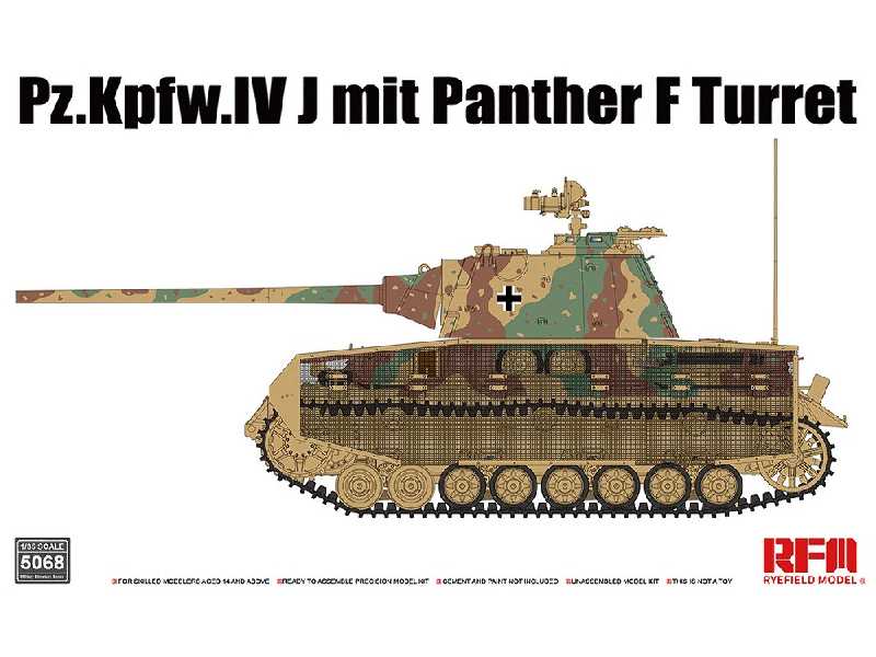 Pz.Kpfw.IV J mit Panther F Turret - zdjęcie 1