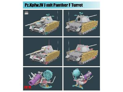 Pz.Kpfw.IV J mit Panther F Turret - zdjęcie 3