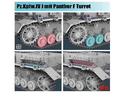 Pz.Kpfw.IV J mit Panther F Turret - zdjęcie 4