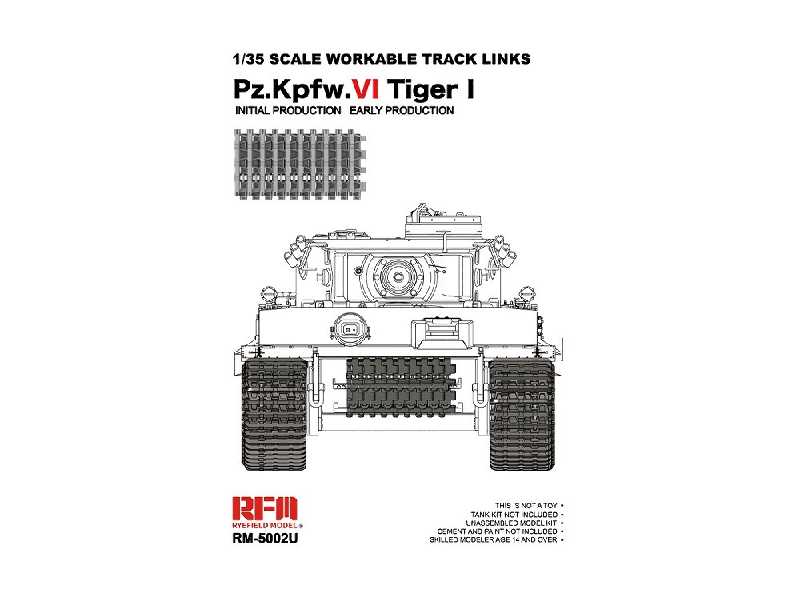 Gąsienice Pz.Kpfw.VI Tiger I początkowa produkcja - zdjęcie 1 Gąsienice Pz.Kpfw.VI Tiger I początkowa produkcja - zdjęcie 1
