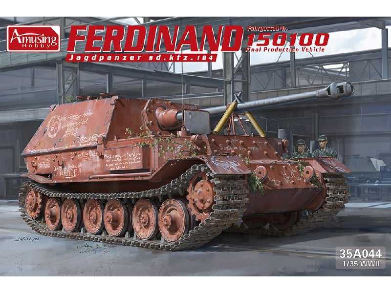 Ferdinand Jagdpanzer sd.kfz. 184 Final Production Vehicle No.15100 - zdjęcie 1 Ferdinand Jagdpanzer sd.kfz. 184 Final Production Vehicle No.15100 - zdjęcie 1