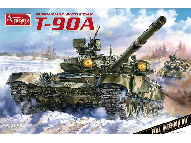 T-90A rosyjski czołg podstawowy z wnętrzem - zdjęcie 1 T-90A rosyjski czołg podstawowy z wnętrzem - zdjęcie 1