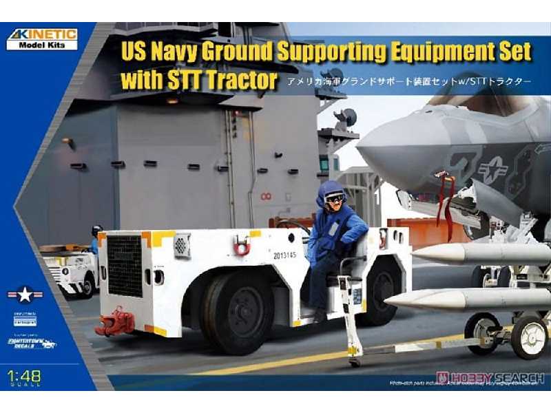Zestaw sprzętu do obsługi naziemnej US Navy z ciągnikiem STT - zdjęcie 1