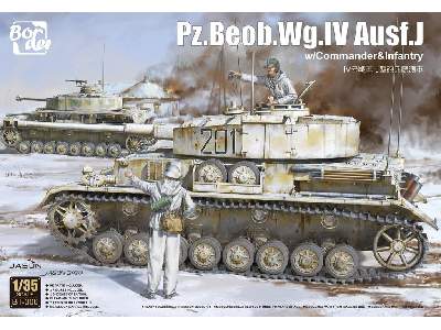 Pz.Beob.Wg. IV Ausf. J w/ Commander & Infantry - zdjęcie 1