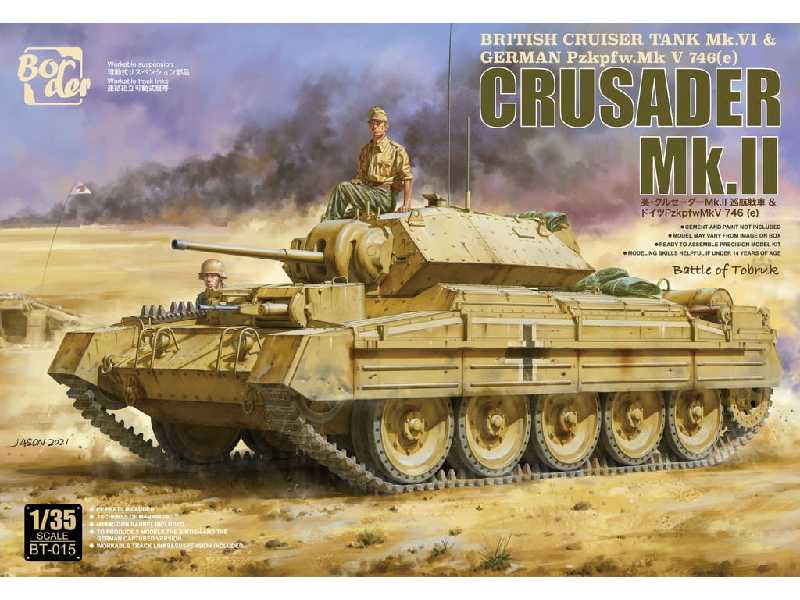 Crusader Mk.II British Cruiser Tank Mk.VI / German Pzkpfw.Mk V 746(e) - zdjęcie 1 Crusader Mk.II British Cruiser Tank Mk.VI / German Pzkpfw.Mk V 746(e) - zdjęcie 1