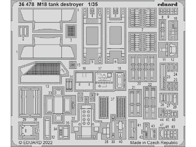 M18 tank destroyer 1/35 - TAMIYA - zdjęcie 1