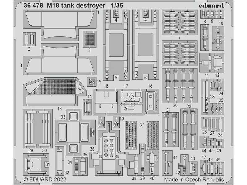 M18 tank destroyer 1/35 - TAMIYA - zdjęcie 1 M18 tank destroyer 1/35 - TAMIYA - zdjęcie 1