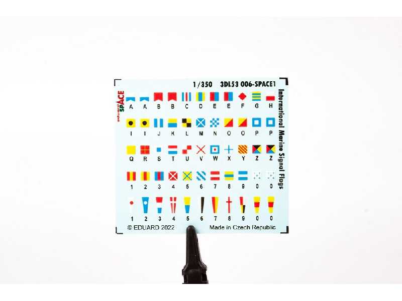 International Marine Signal Flags SPACE 1/350 - zdjęcie 1 International Marine Signal Flags SPACE 1/350 - zdjęcie 1