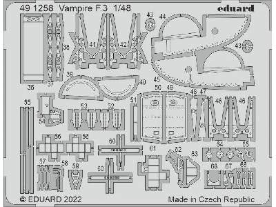 Vampire F.3 1/48 - AIRFIX - zdjęcie 2