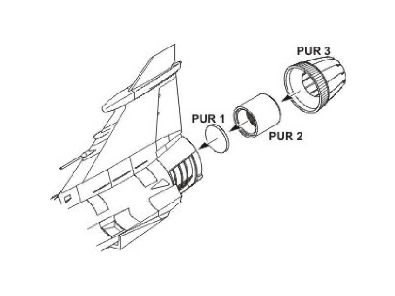 JAS-39C/D Exhaust nozzle for Italeri - zdjęcie 1 JAS-39C/D Exhaust nozzle for Italeri - zdjęcie 1