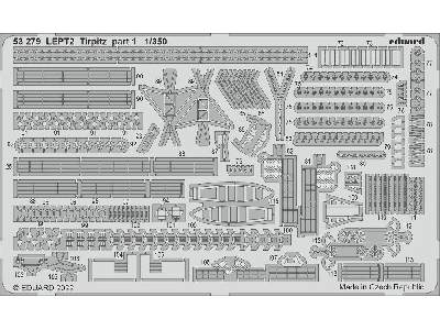 Tirpitz part 1 1/350 - TRUMPETER - zdjęcie 1