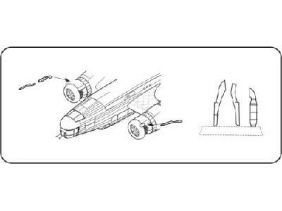 Wellington Mk.IC exhaust stubs - zdjęcie 1