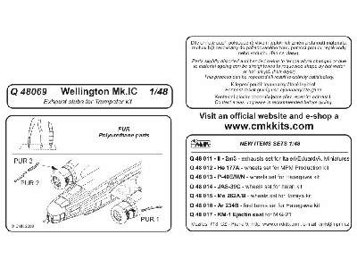 Wellington Mk.IC exhaust stubs - zdjęcie 2